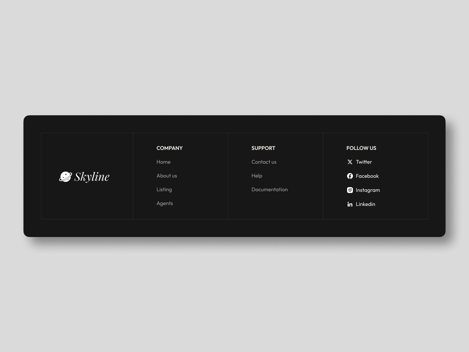 Footer